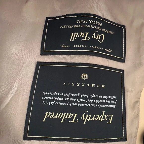 Aritzia Cropped Khaki Double-Breasted Trench Jacket - Picture 5 of 5